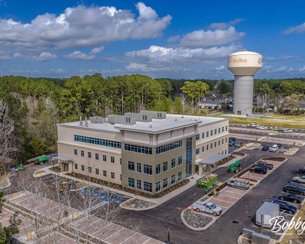 musc health bluffton medical pavilion build by lightgauge co