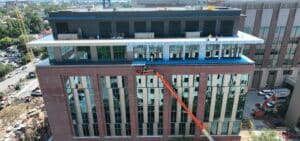 musc college of health professionals building under construction and getting new siding by lightgauge co