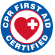 CPR and first aid certified logo